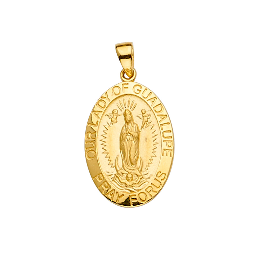 14K Yellow Gold Religious Pendant - PT2300