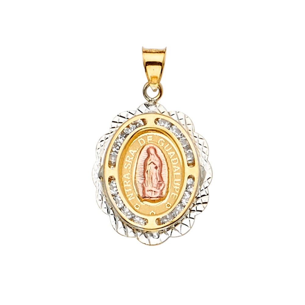 14K Yellow Gold Religious Pendant - PT2301