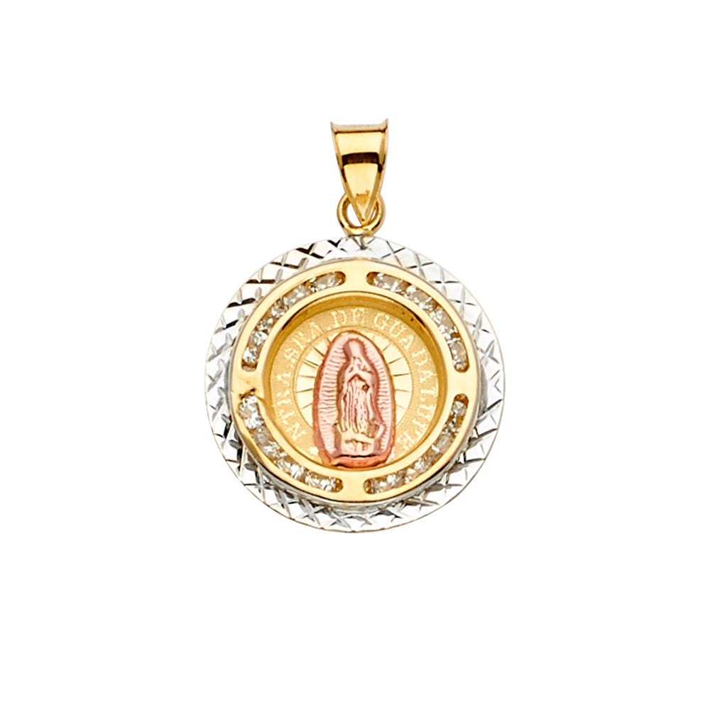 14K Yellow Gold Religious Pendant - PT2302