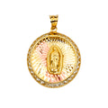 14K Yellow Gold Religious Pendant - PT2303
