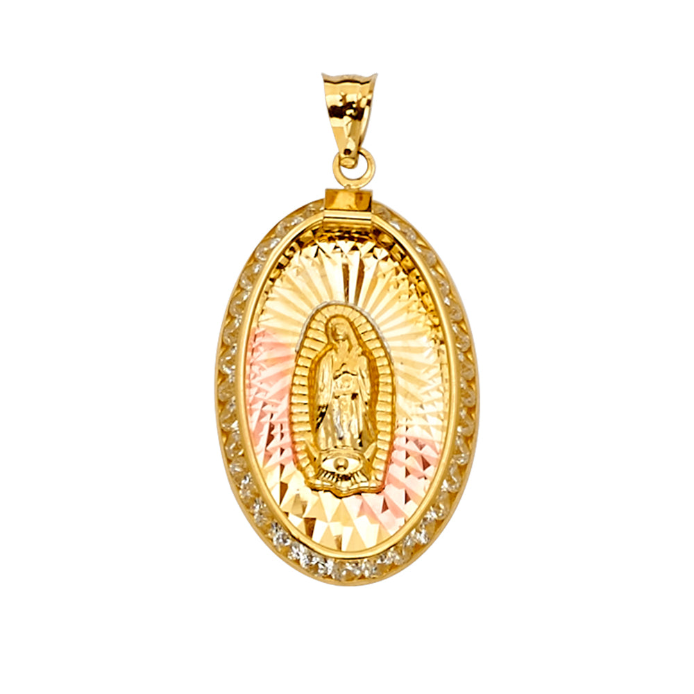 14K Yellow Gold Religious Pendant - PT2305
