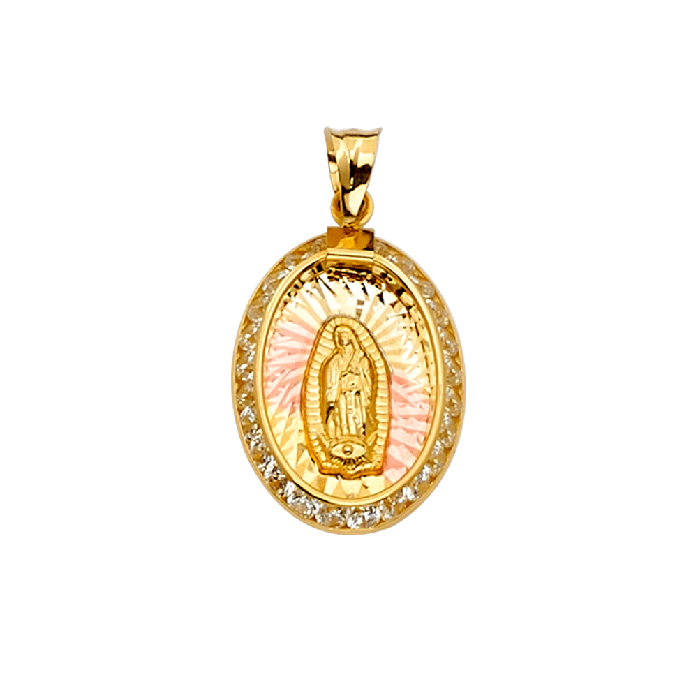 14K Yellow Gold Religious Pendant - PT2306