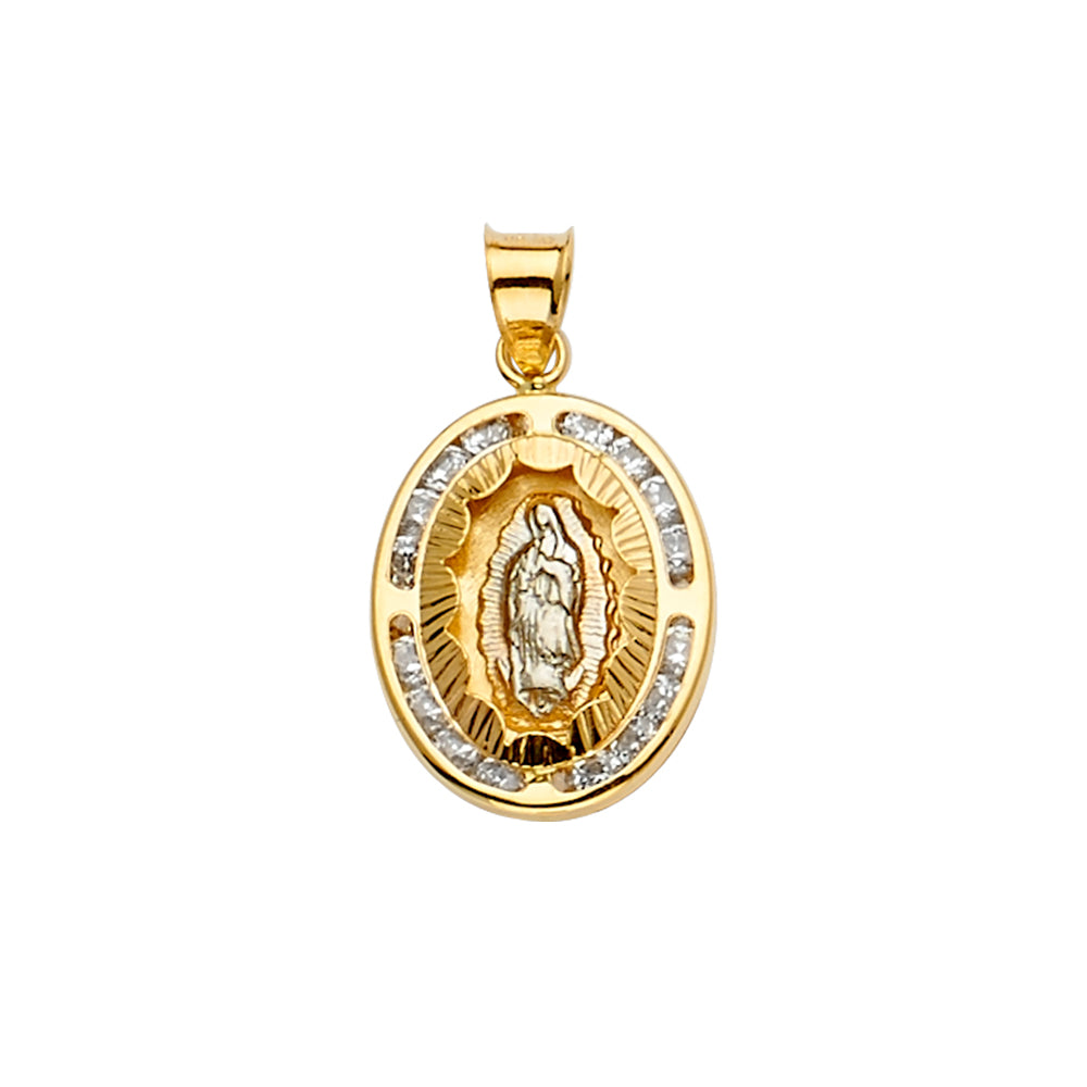 14K Yellow Gold Religious Pendant - PT2307
