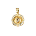 14K Yellow Gold Religious Pendant - PT2308