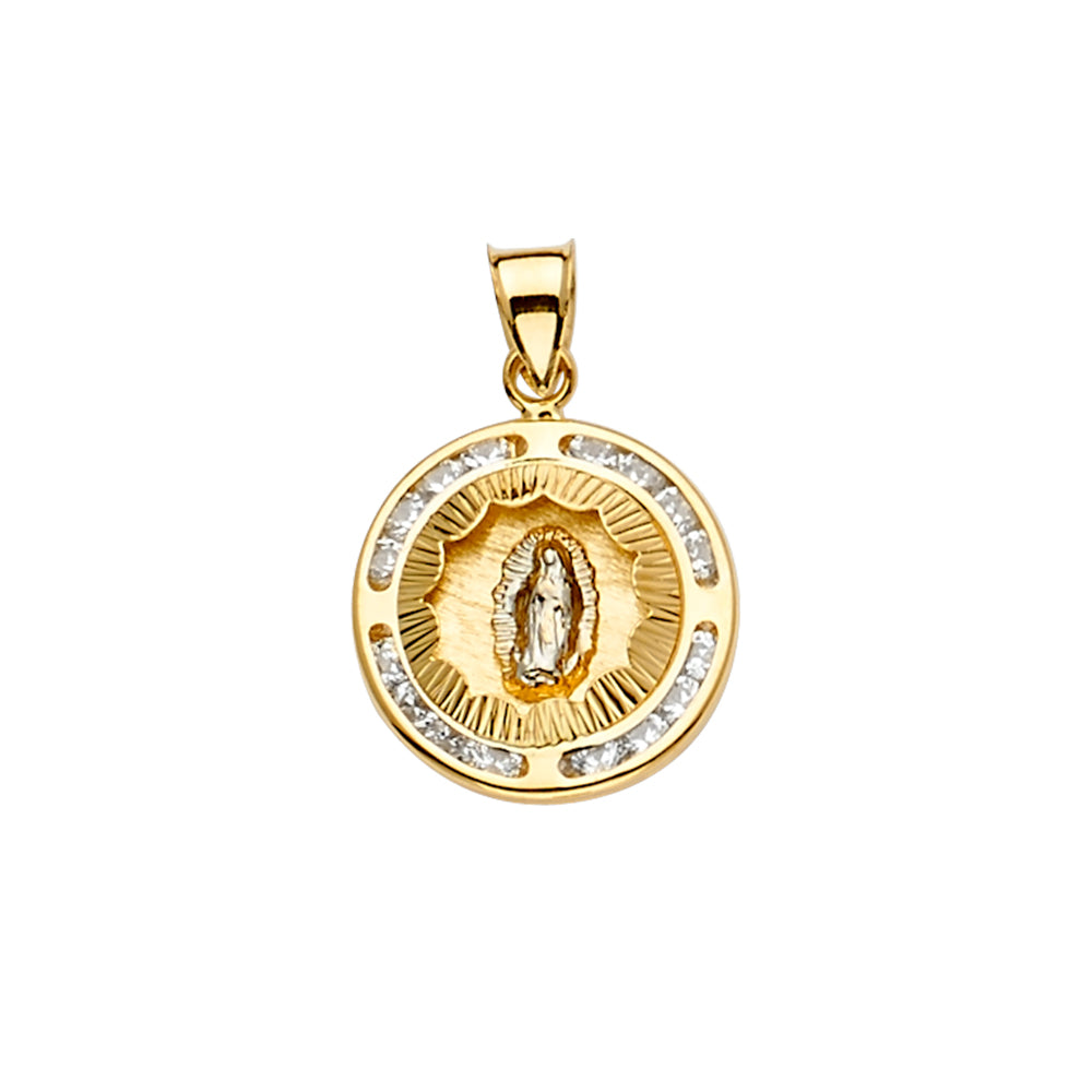 14K Yellow Gold Religious Pendant - PT2308