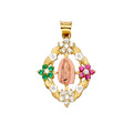 14K Yellow Gold Religious Pendant - PT2309