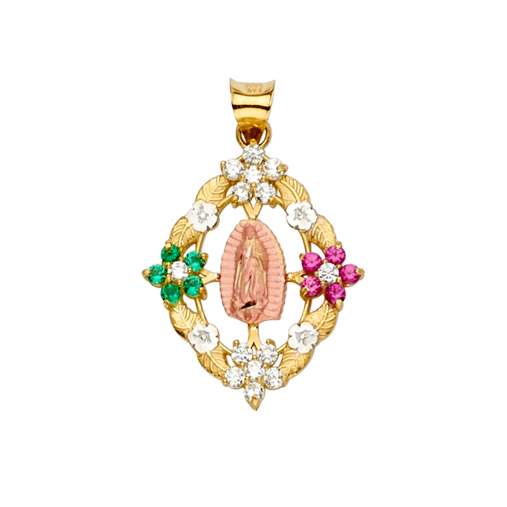 14K Yellow Gold Religious Pendant - PT2309