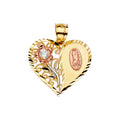 14K Yellow Gold Religious Pendant - PT2311