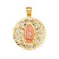 14K Yellow Gold Religious Pendant - PT2313