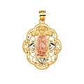 14K Yellow Gold Religious Pendant - PT2315