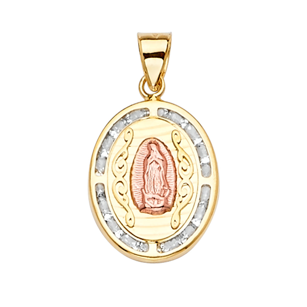 14K Yellow Gold Religious Pendant - PT2319