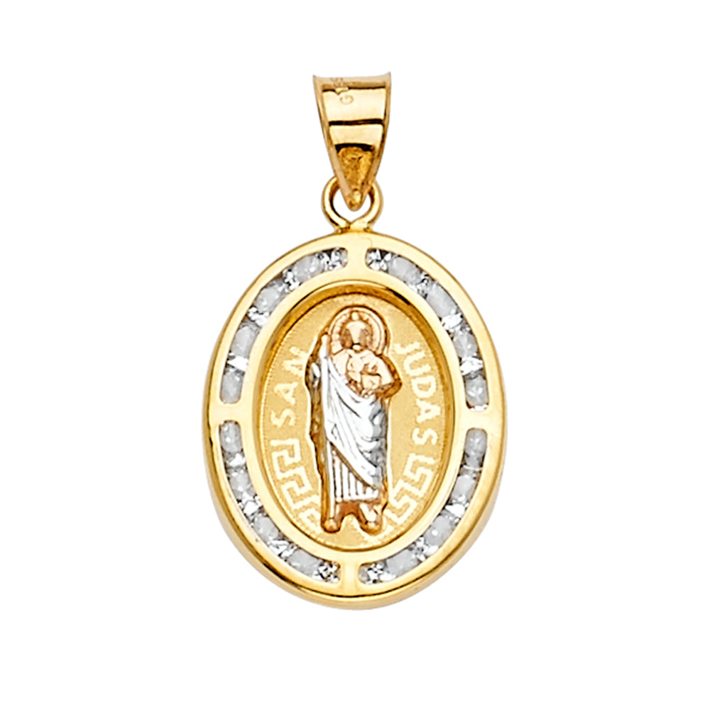 14K Yellow Gold Religious Pendant - PT2320