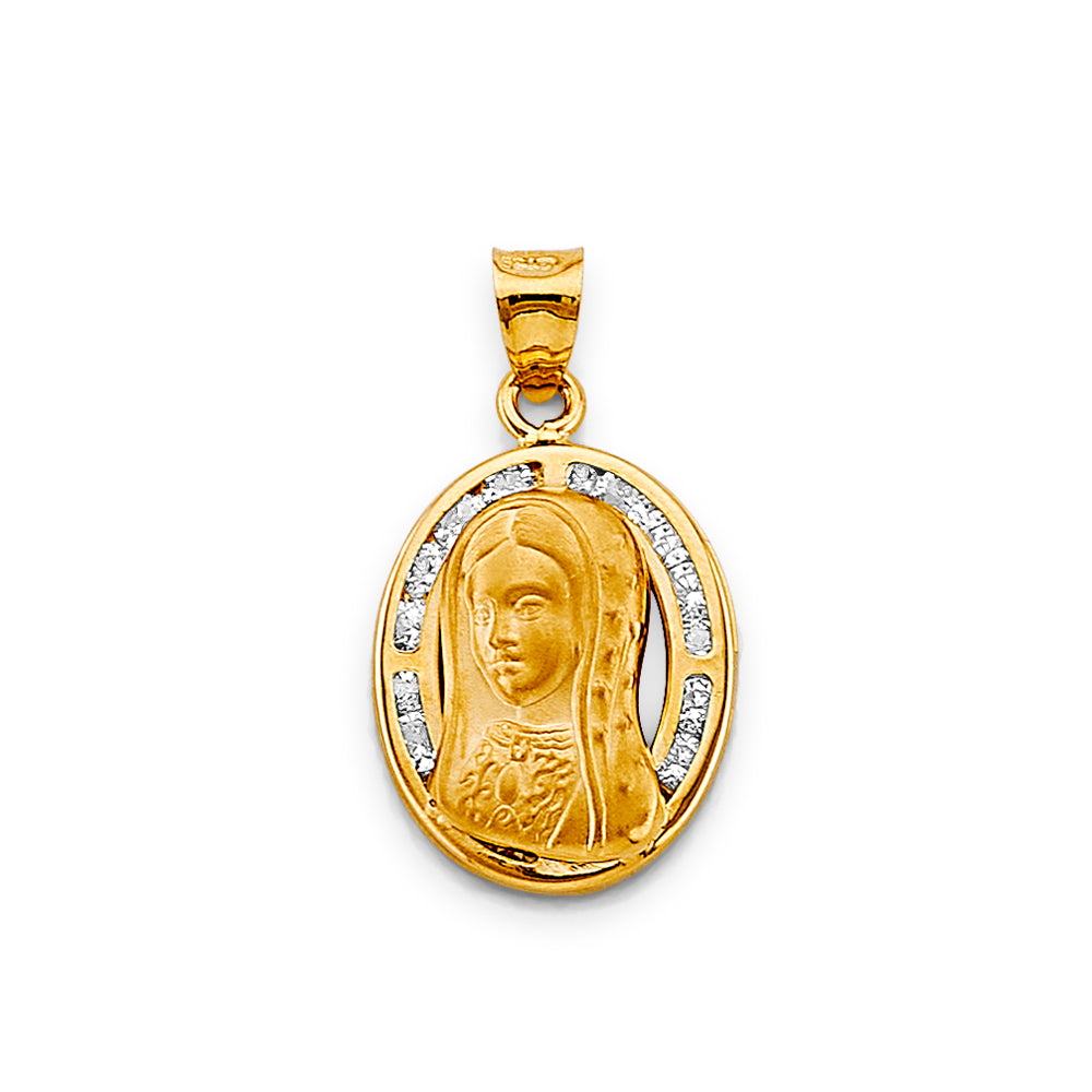 14K Yellow Gold Religious Pendant - PT2321