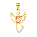 14K Yellow Gold Religious Pendant - PT2326