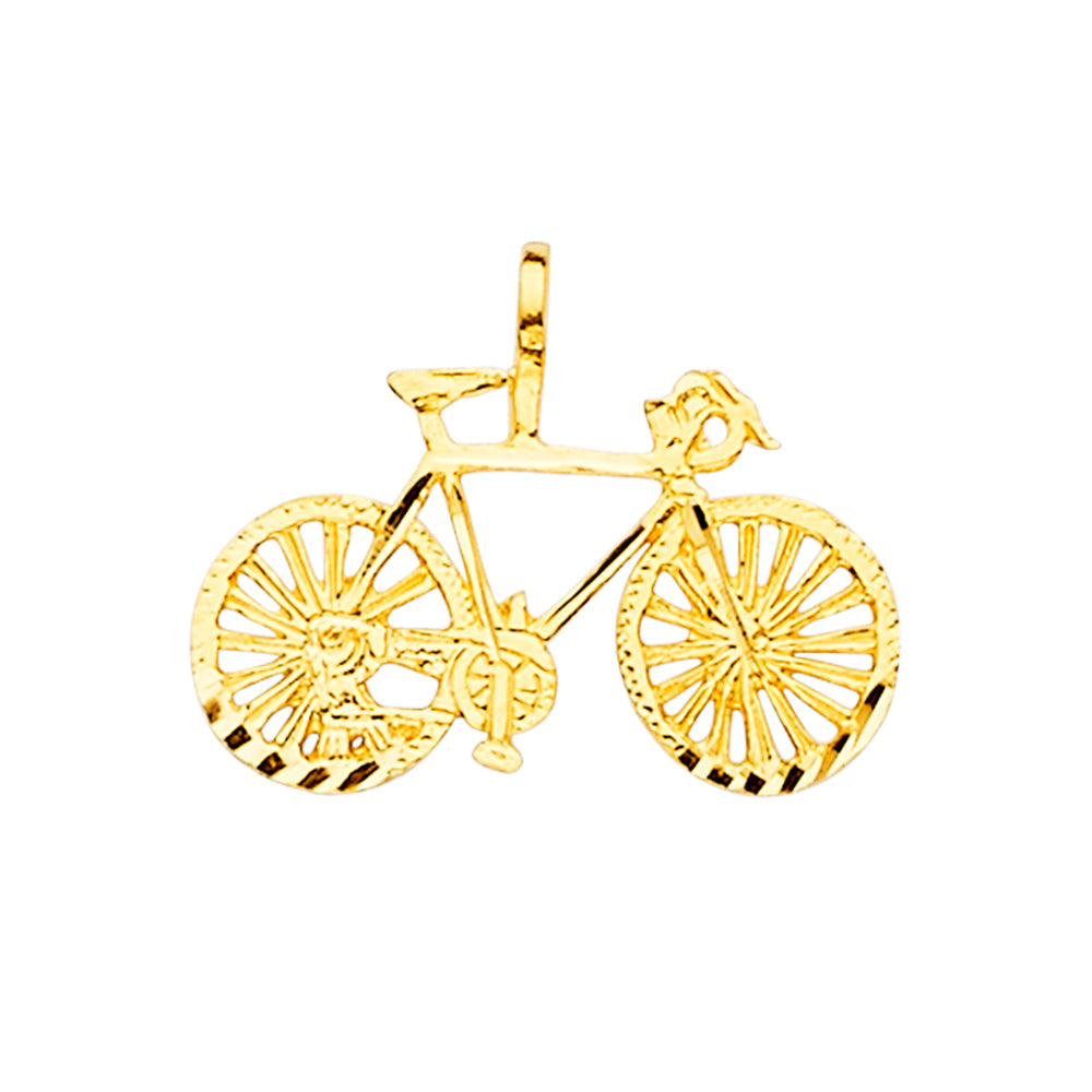 14K Yellow Gold Nature, Sports, Evil Eye & Baby Pendant - PT2329