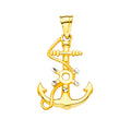 14K Yellow Gold Animal, Sea Life & Butterfly Pendant - PT2332