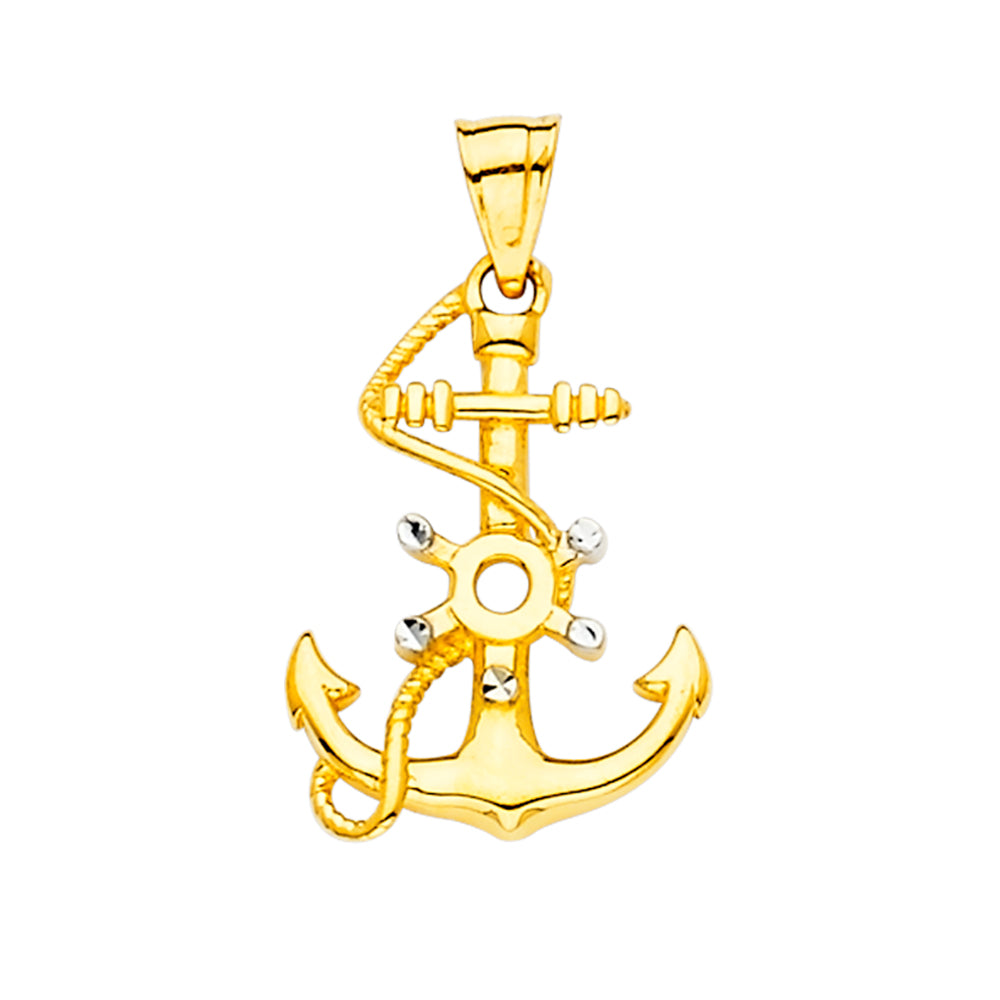14K Yellow Gold Animal, Sea Life & Butterfly Pendant - PT2332