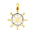 14K Yellow Gold Animal, Sea Life & Butterfly Pendant - PT2333