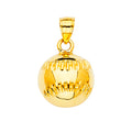 14K Yellow Gold Nature, Sports, Evil Eye & Baby Pendant - PT2334