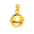 14K Yellow Gold Nature, Sports, Evil Eye & Baby Pendant - PT2335
