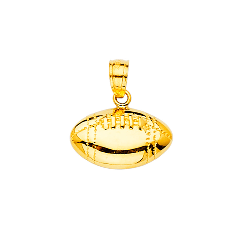 14K Yellow Gold Nature, Sports, Evil Eye & Baby Pendant - PT2336
