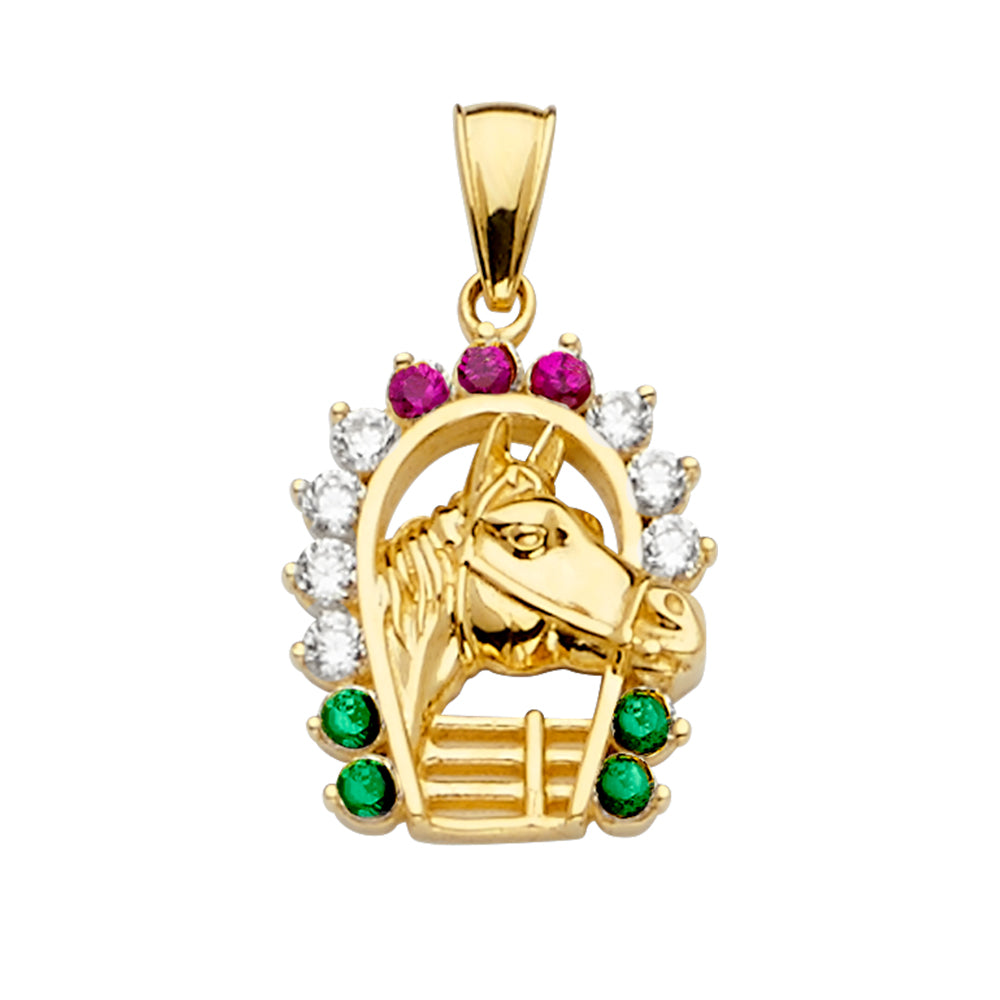 14K Yellow Gold Animal, Sea Life & Butterfly Pendant - PT2339