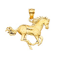 14K Yellow Gold Animal, Sea Life & Butterfly Pendant - PT2347