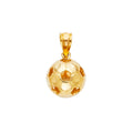 14K Yellow Gold Nature, Sports, Evil Eye & Baby Pendant - PT2350