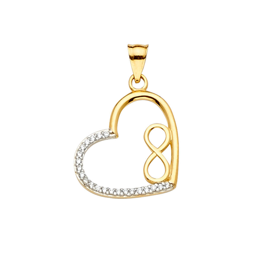 14K Yellow Gold Key, Music & Assorted Pendant - PT2365