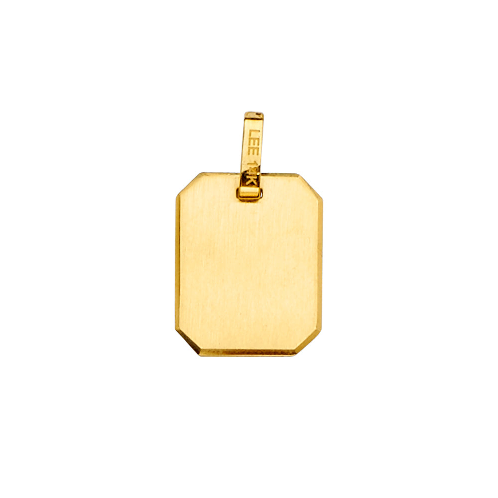 14K Yellow Gold Religious Pendant - PT2393