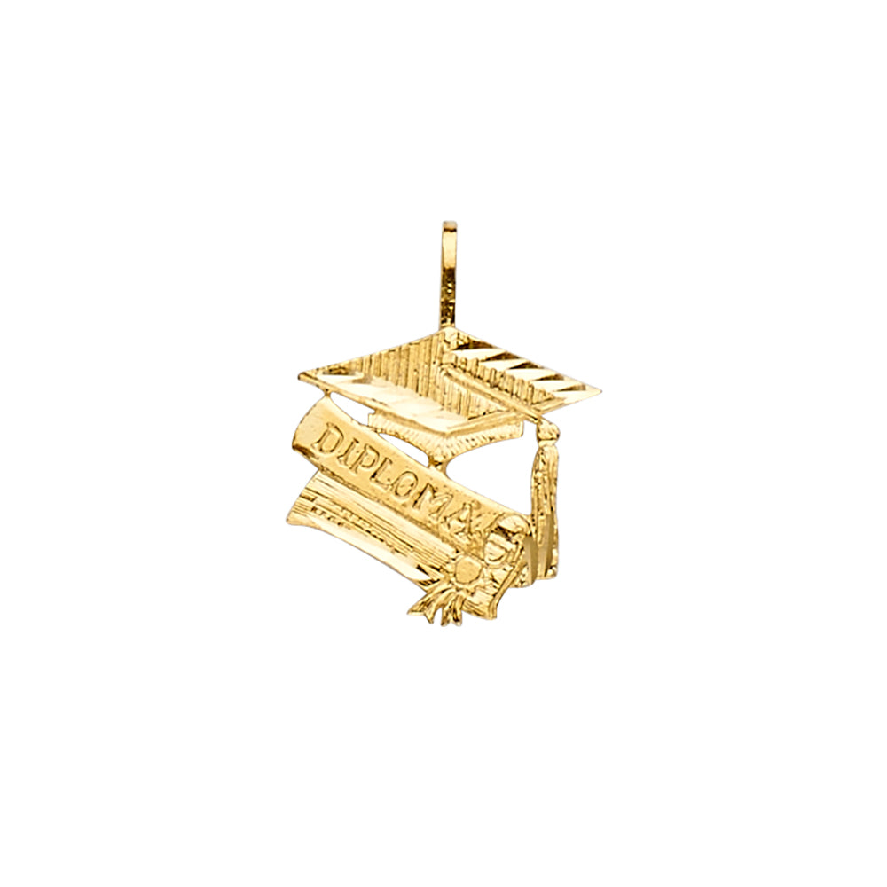 14K Yellow Gold Key, Music & Assorted Pendant - PT2409
