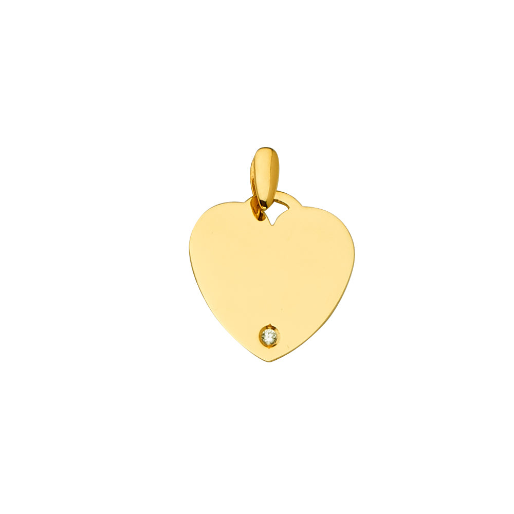 14K Yellow Gold Religious Pendant - PT2419