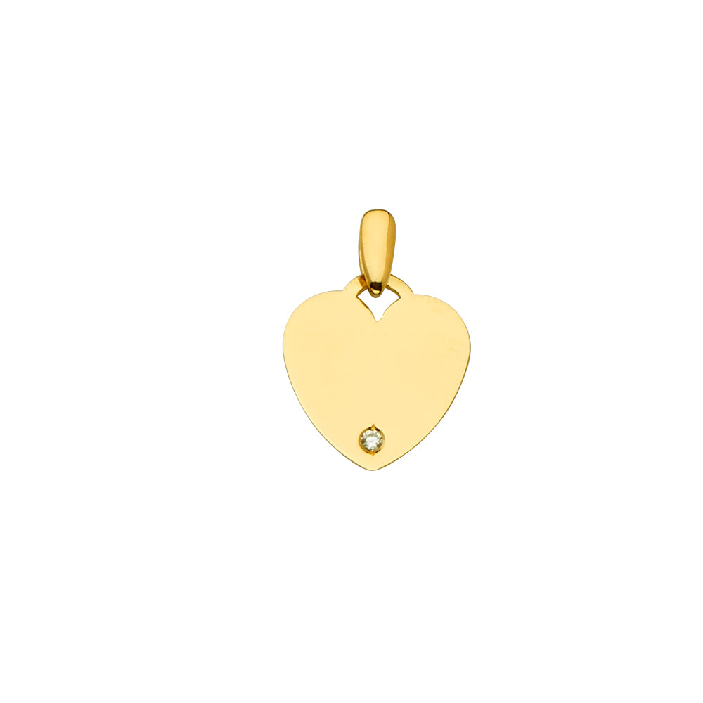 14K Yellow Gold Religious Pendant - PT2420