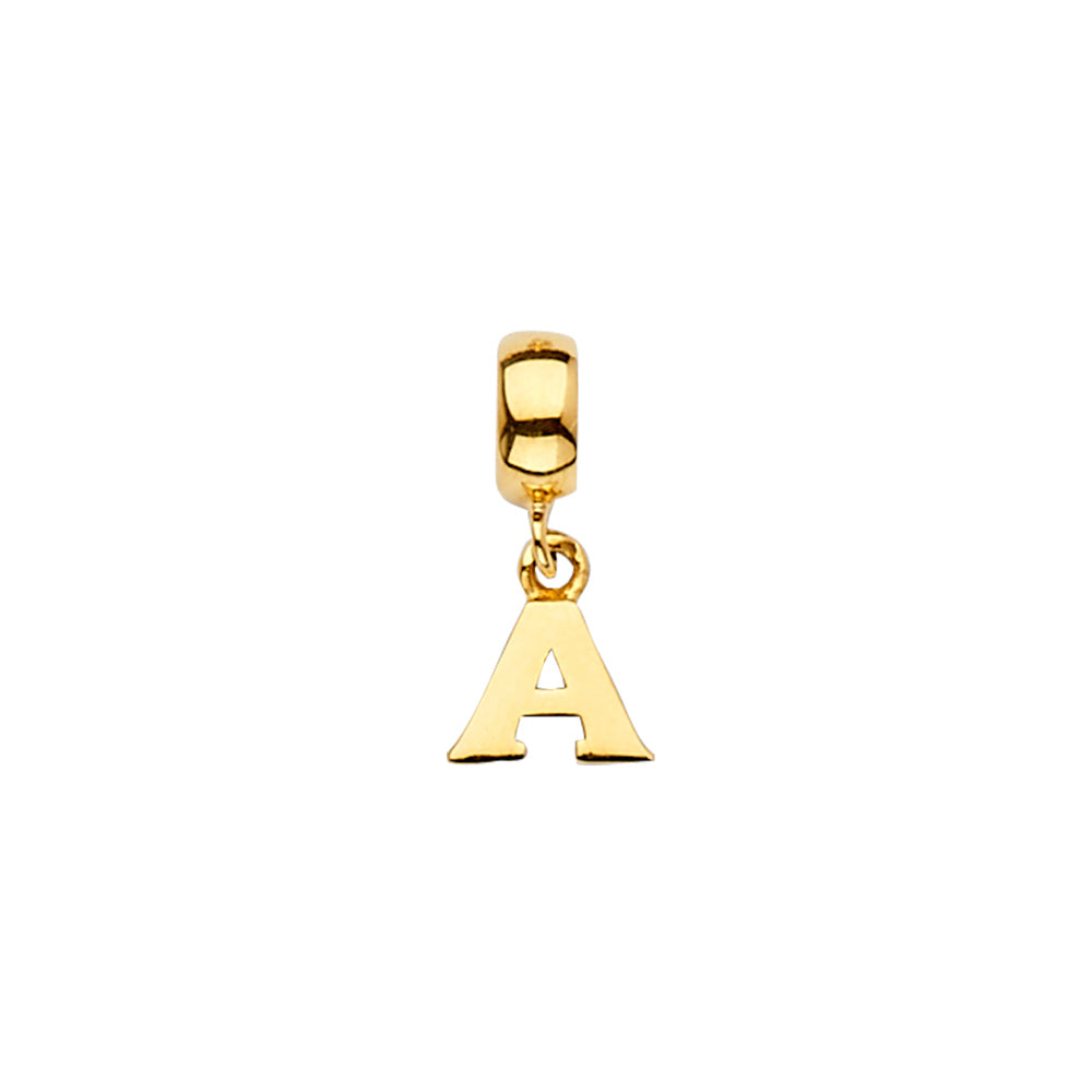 14K Yellow Gold Mix & Match Bracelet - PT2478 - Letter A