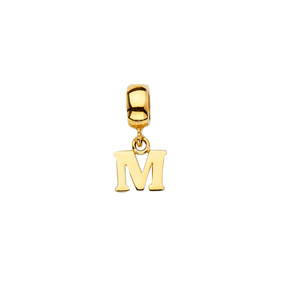 14K Yellow Gold Mix & Match Bracelet - PT2478 - Letter M