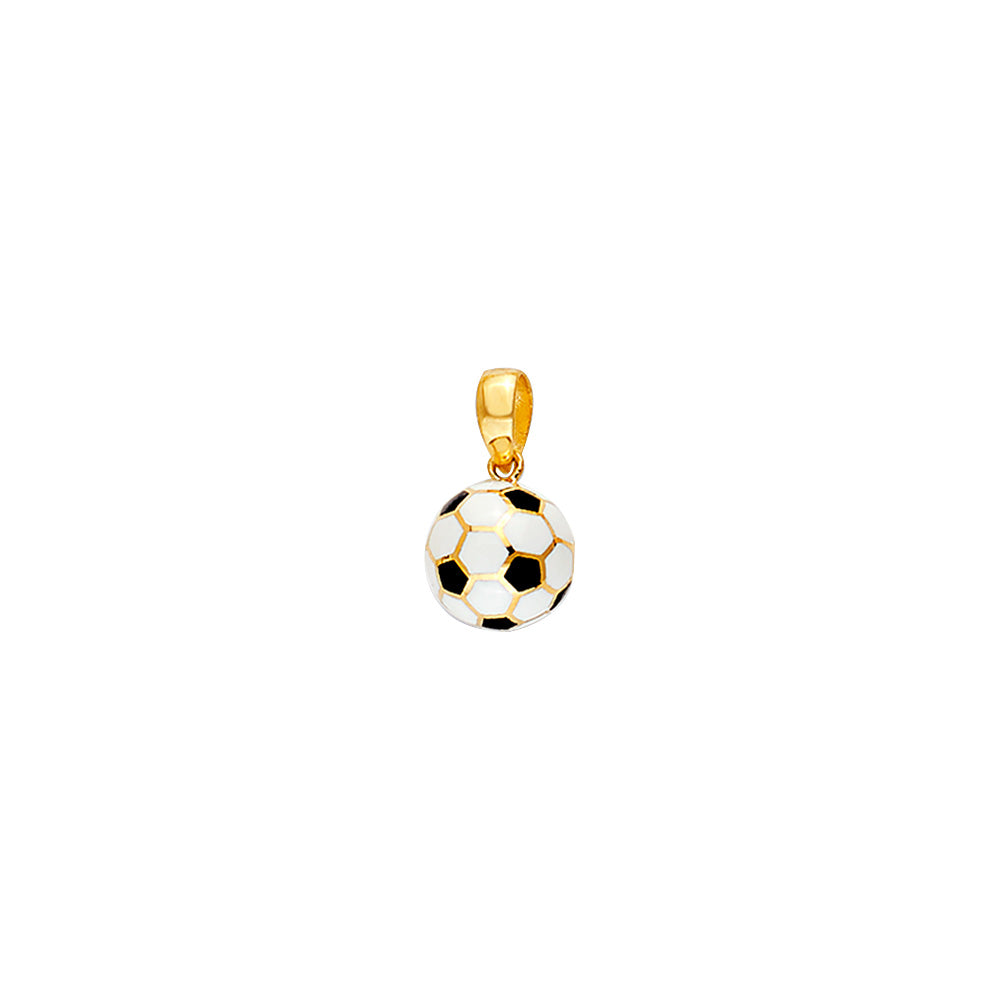 14K Yellow Gold Nature, Sports, Evil Eye & Baby Pendant - PT2511