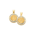 14K Yellow Gold Religious Pendant - PT2517