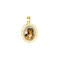 14K Yellow Gold Religious Pendant - PT2518