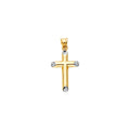 14K Yellow Gold Cross Pendant - PT2535