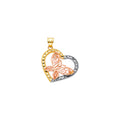 14K Yellow Gold Animal, Sea Life & Butterfly Pendant - PT2545