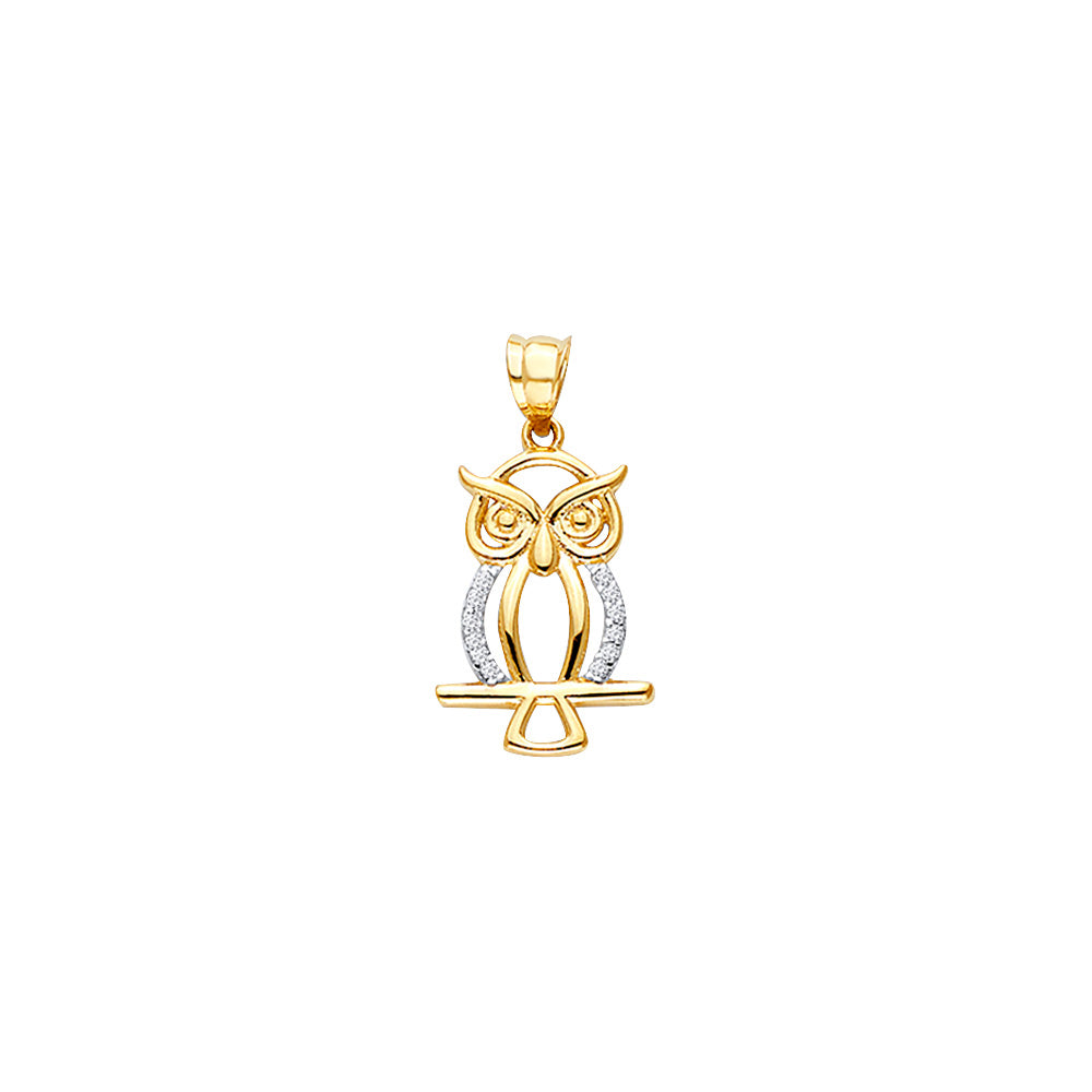 14K Yellow Gold Animal, Sea Life & Butterfly Pendant - PT2552