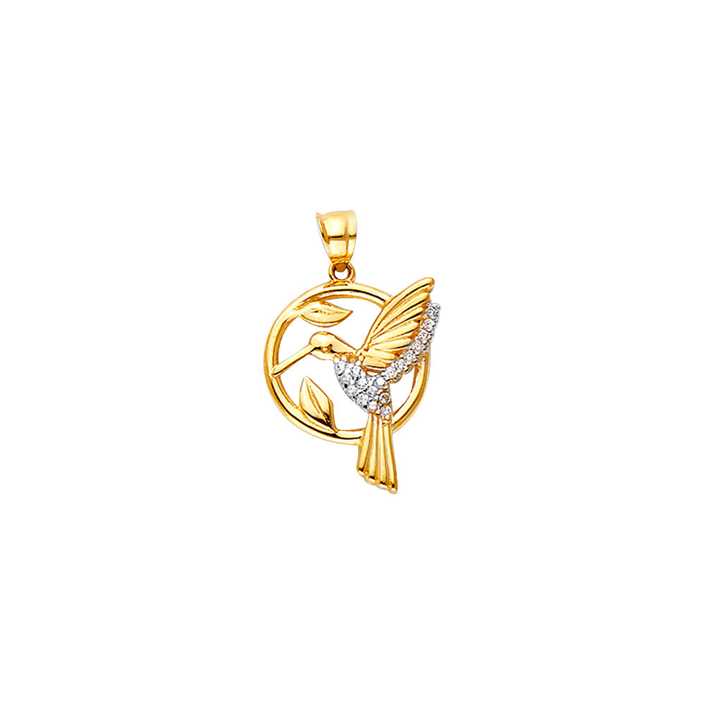 14K Yellow Gold Animal, Sea Life & Butterfly Pendant - PT2555