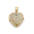 14K Yellow Gold Locket Pendant - PT2569