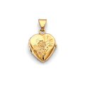 14K Yellow Gold Locket Pendant - PT2572