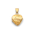 14K Yellow Gold Locket Pendant - PT2577