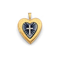 14K Yellow Gold Locket Pendant - PT2583