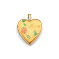 14K Yellow Gold Locket Pendant - PT2584