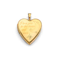 14K Yellow Gold Locket Pendant - PT2587
