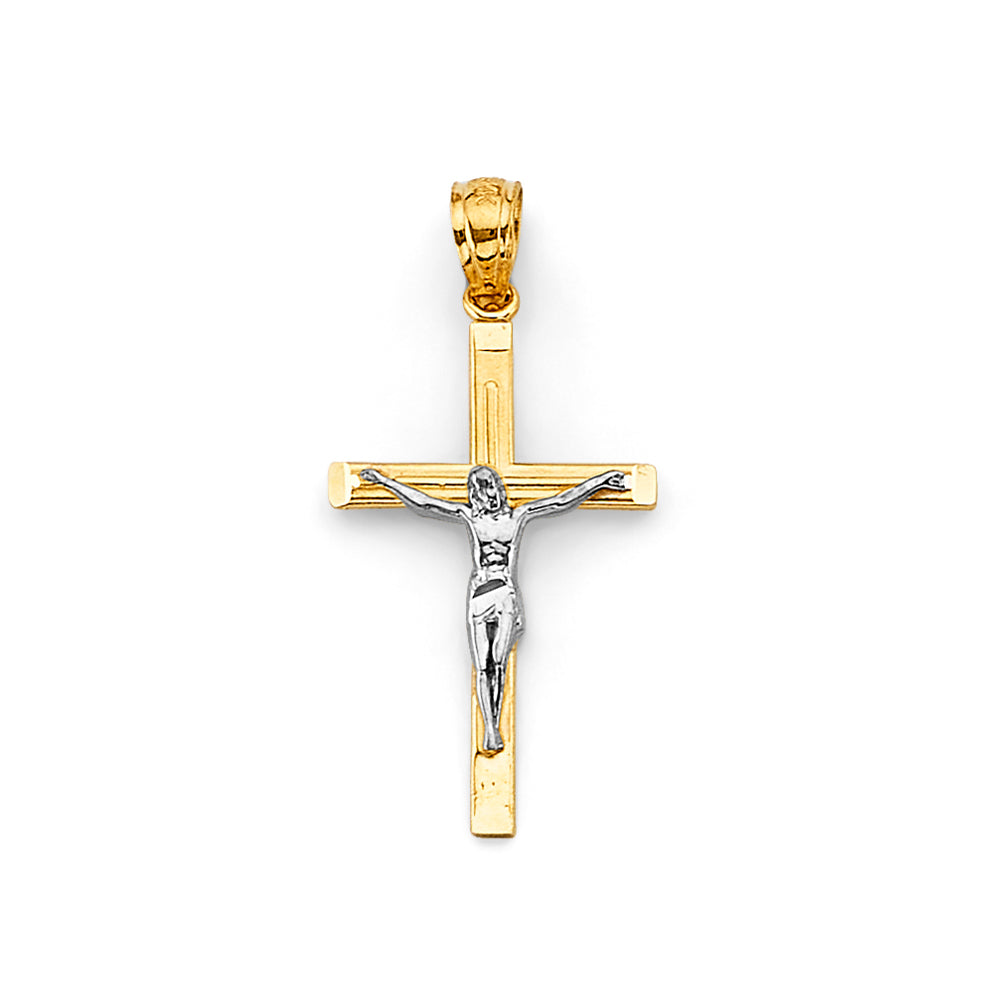 14K Yellow Gold Cross Pendant - PT2596