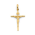 14K Yellow Gold Cross Pendant - PT2597